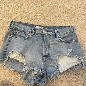 Free People Jean Shorts